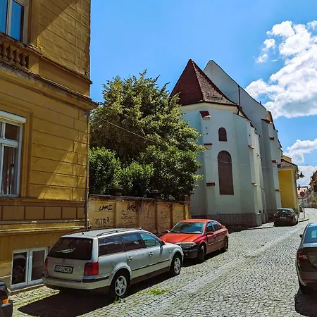 Apartment In Historic Center, Quiet Area, Ac Sibiu Extérieur photo